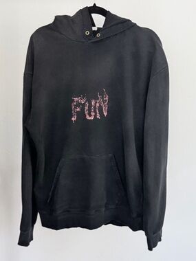 Givenchy Graphic Pullover Hoodie in Black Size XXL